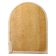 Load image into Gallery viewer, NATURAL LOOFAH EXFOLIATING BATH MITT W/TERRY BACK