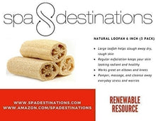 Load image into Gallery viewer, natural loofah sustainable biodegradable for body
