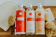 Load image into Gallery viewer, ARGAN & AÇAÍ BODY WASH, BODY LOTION AND SMOOTH & SUNLESS GRADUAL BRONZER TRIO 16 OUNCE