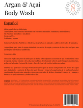 Load image into Gallery viewer, ARGAN & AÇAÍ MOISTURIZING BODY WASH 16 OUNCE