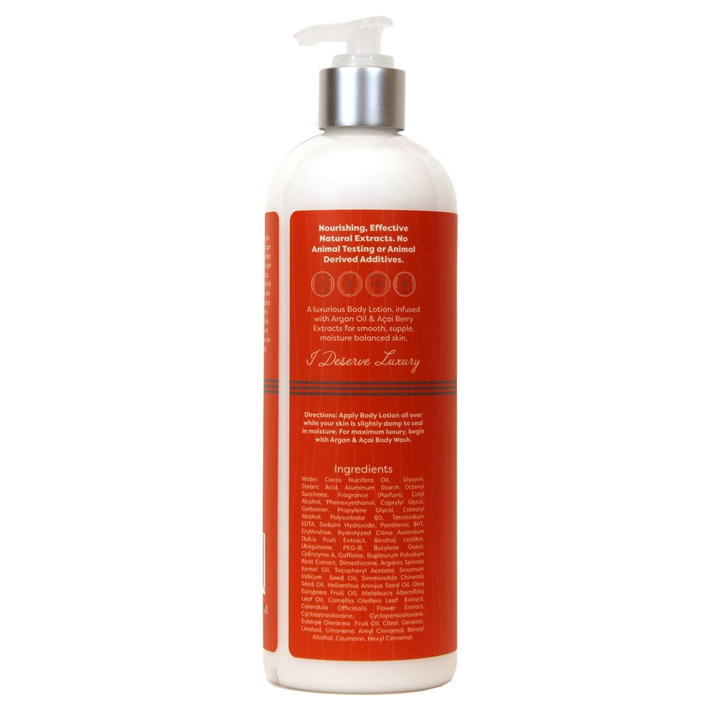 ARGAN & AÇAÍ MOISTURIZING BODY LOTION 16 OUNCE