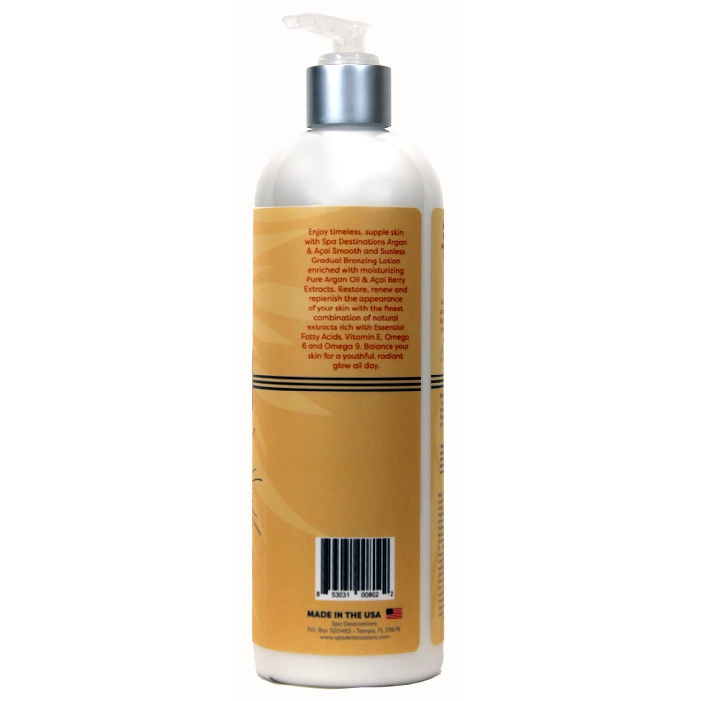 ARGAN & AÇAÍ SMOOTH & SUNLESS GRADUAL BRONZING LOTION 16 OUNCE