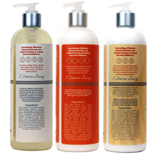 Load image into Gallery viewer, ARGAN &amp; AÇAÍ BODY WASH, BODY LOTION AND SMOOTH &amp; SUNLESS GRADUAL BRONZER TRIO 16 OUNCE
