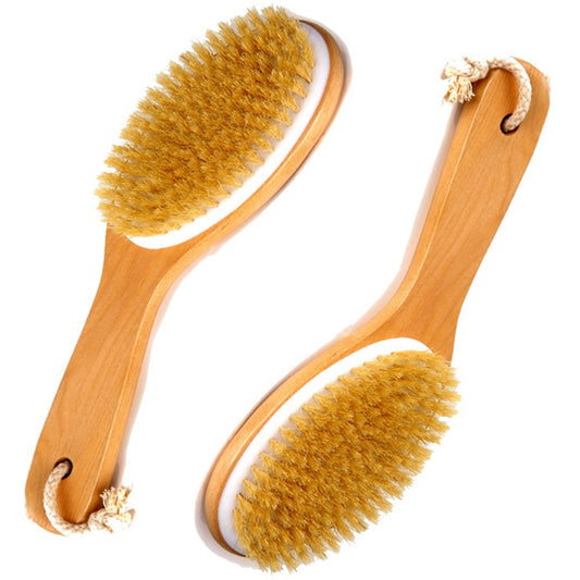 best natural boar bristle brush for body dry brushing 