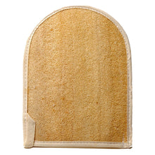 Load image into Gallery viewer, NATURAL LOOFAH EXFOLIATING BATH MITT W/TERRY BACK
