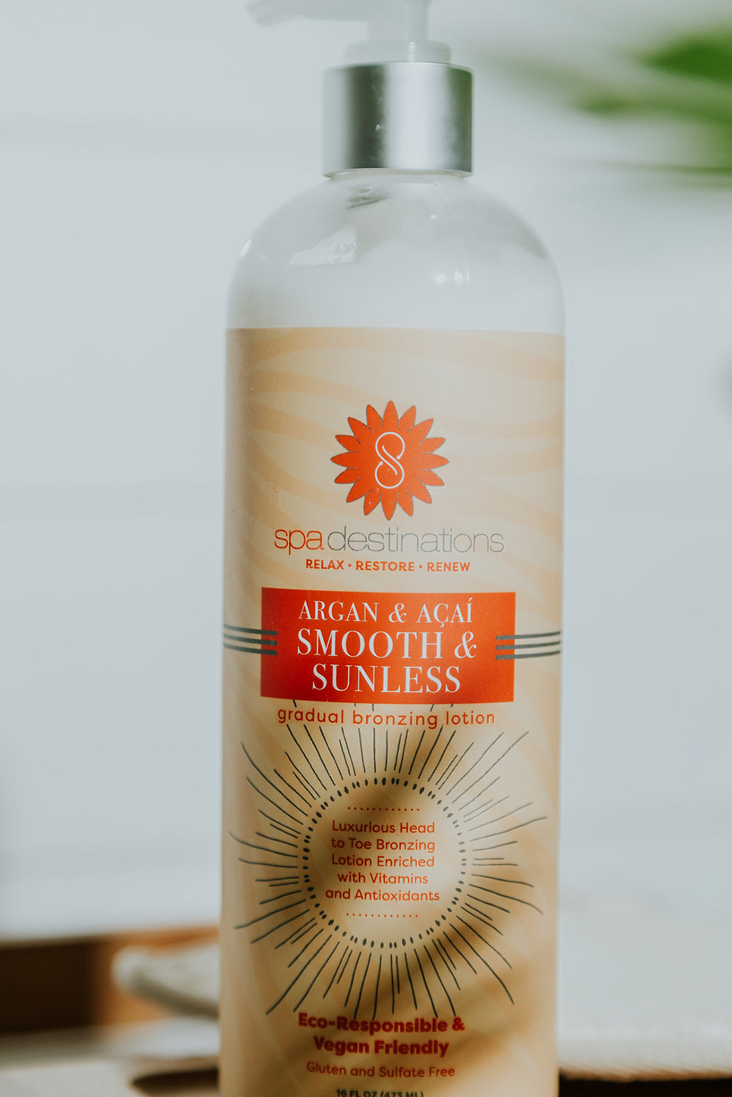 ARGAN & AÇAÍ SMOOTH & SUNLESS GRADUAL BRONZING LOTION 16 OUNCE